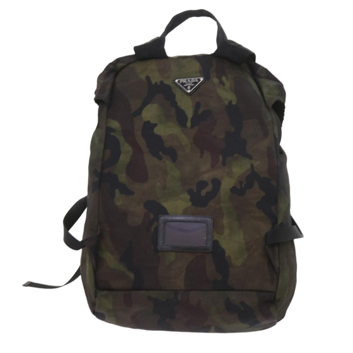 PRADA Backpack Nylon Green Auth bs9764