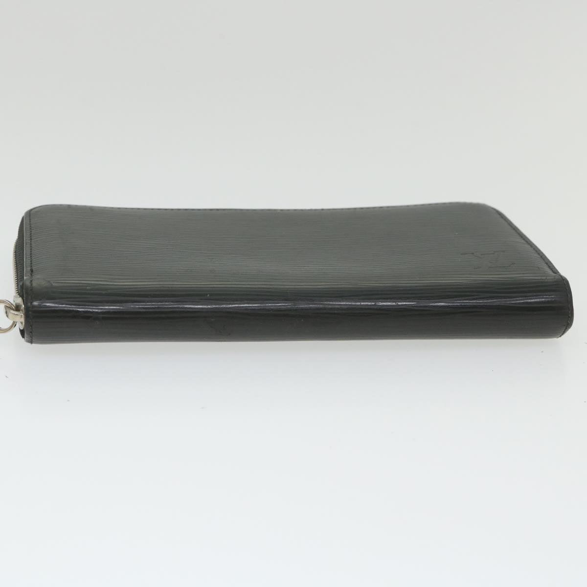 LOUIS VUITTON Epi Zippy Wallet Long Wallet Black M64838 LV Auth bs9844