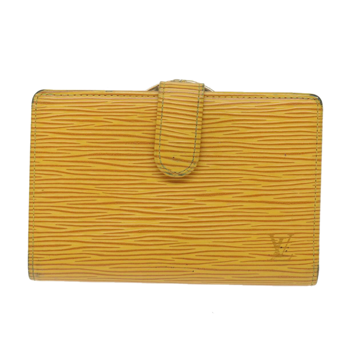 LOUIS VUITTON Epi Porte Monnaie Billets Viennois Yellow M63249 LV Auth bs9847