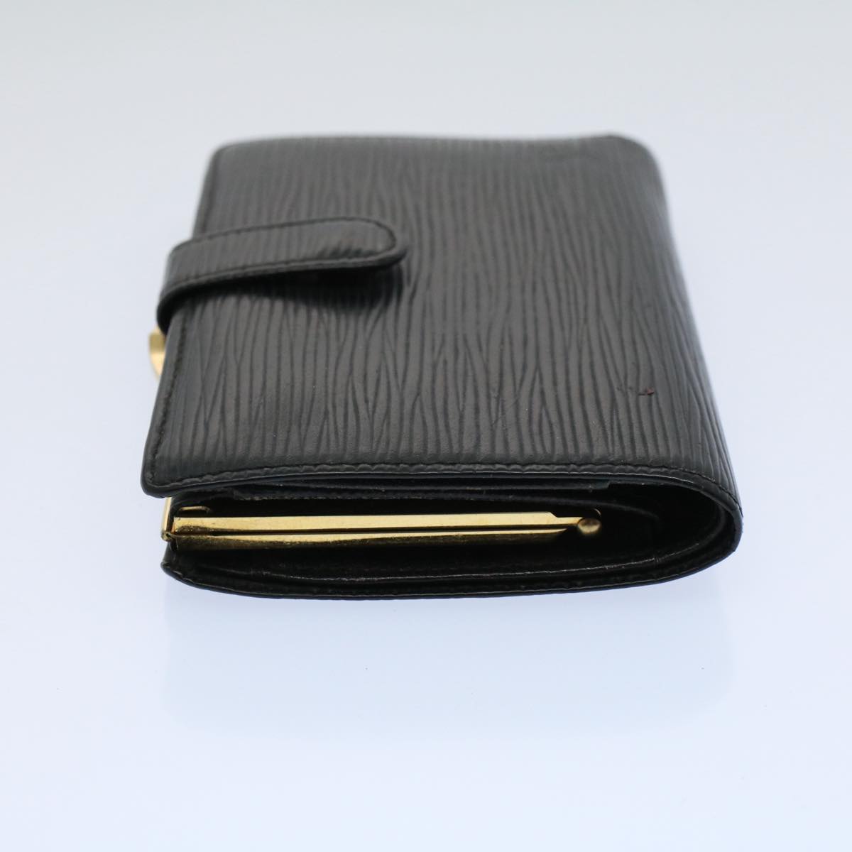 LOUIS VUITTON Epi Portefeuille Viennois Bifold Wallet Black M63242 Auth bs9875