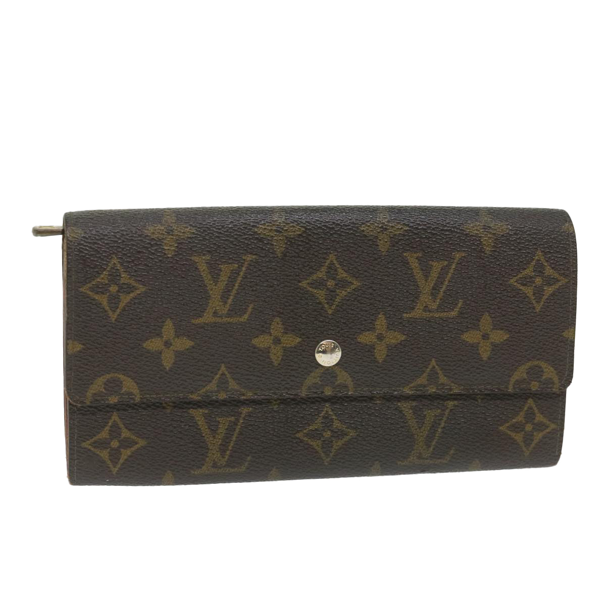 LOUIS VUITTON Monogram Portefeuille Sarah Long Wallet M60531 LV Auth bs9881