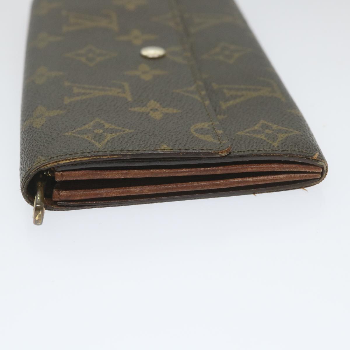 LOUIS VUITTON Monogram Portefeuille Sarah Long Wallet M60531 LV Auth bs9881