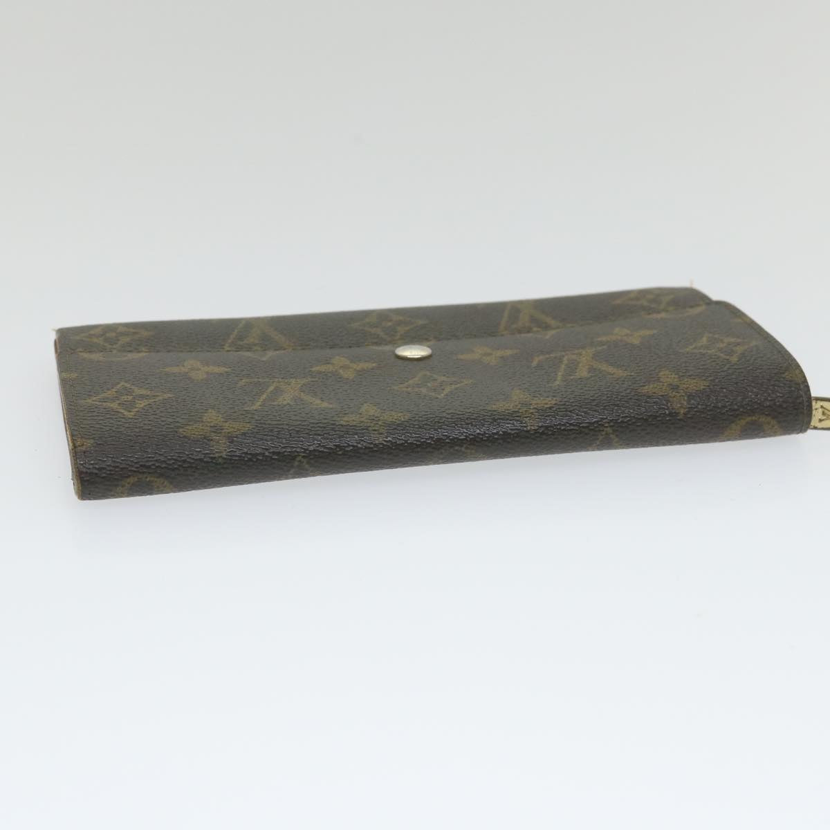 LOUIS VUITTON Monogram Portefeuille Sarah Long Wallet M60531 LV Auth bs9881