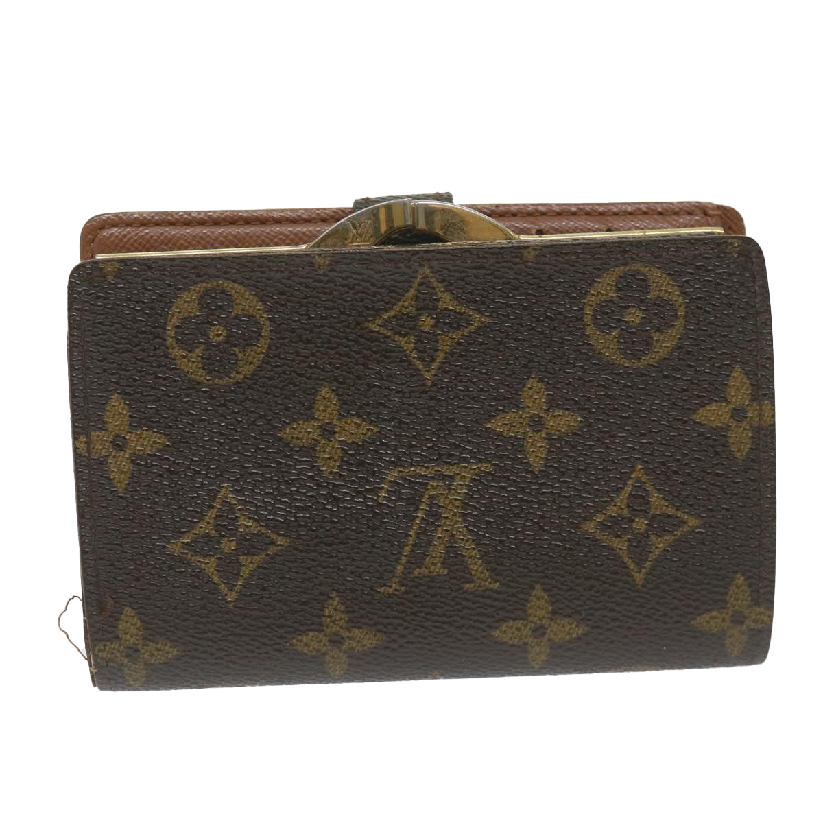 LOUIS VUITTON Monogram Porte Monnaie Billets Viennois Wallet M61663 Auth bs9884