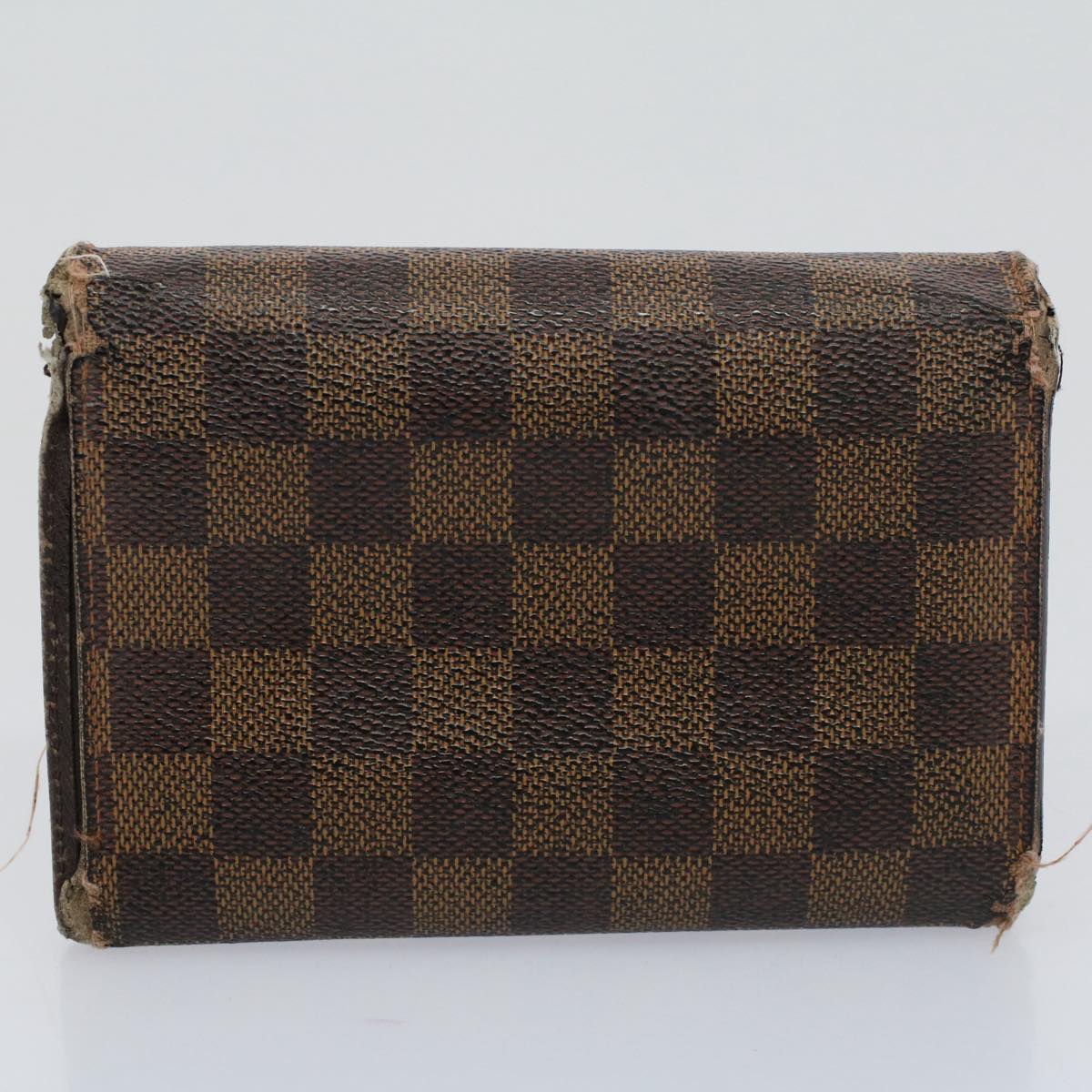 LOUIS VUITTON Damier Ebene Epi Key Case Wallet 6Set Black LV Auth bs9897