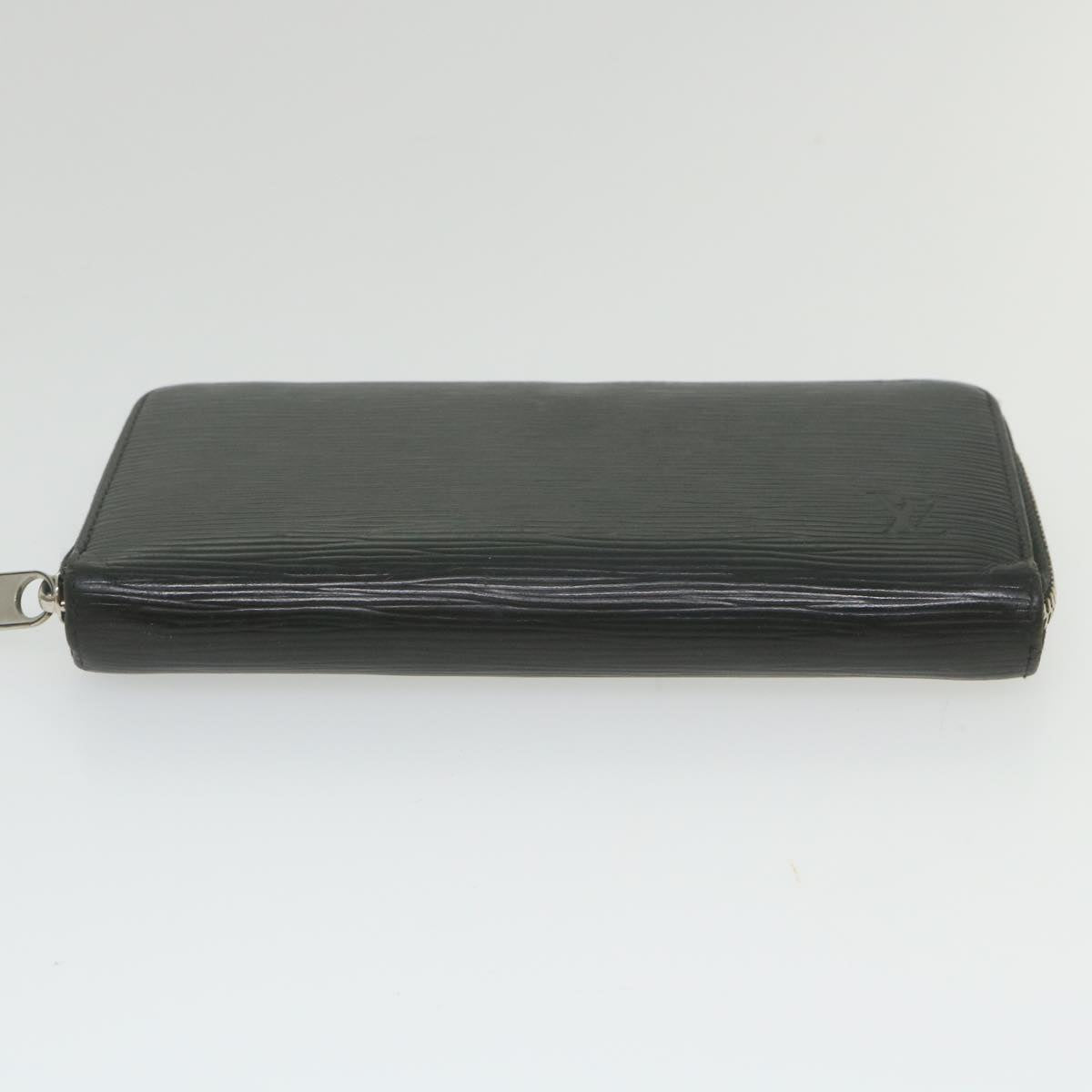 LOUIS VUITTON Epi Zippy Wallet Long Wallet Black M64838 LV Auth bs9987