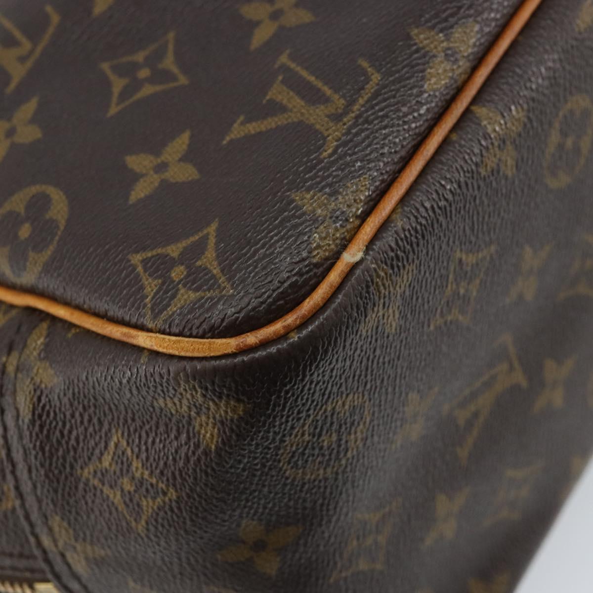 LOUIS VUITTON Monogram Deauville Hand Bag M47270 LV Auth BSZ003