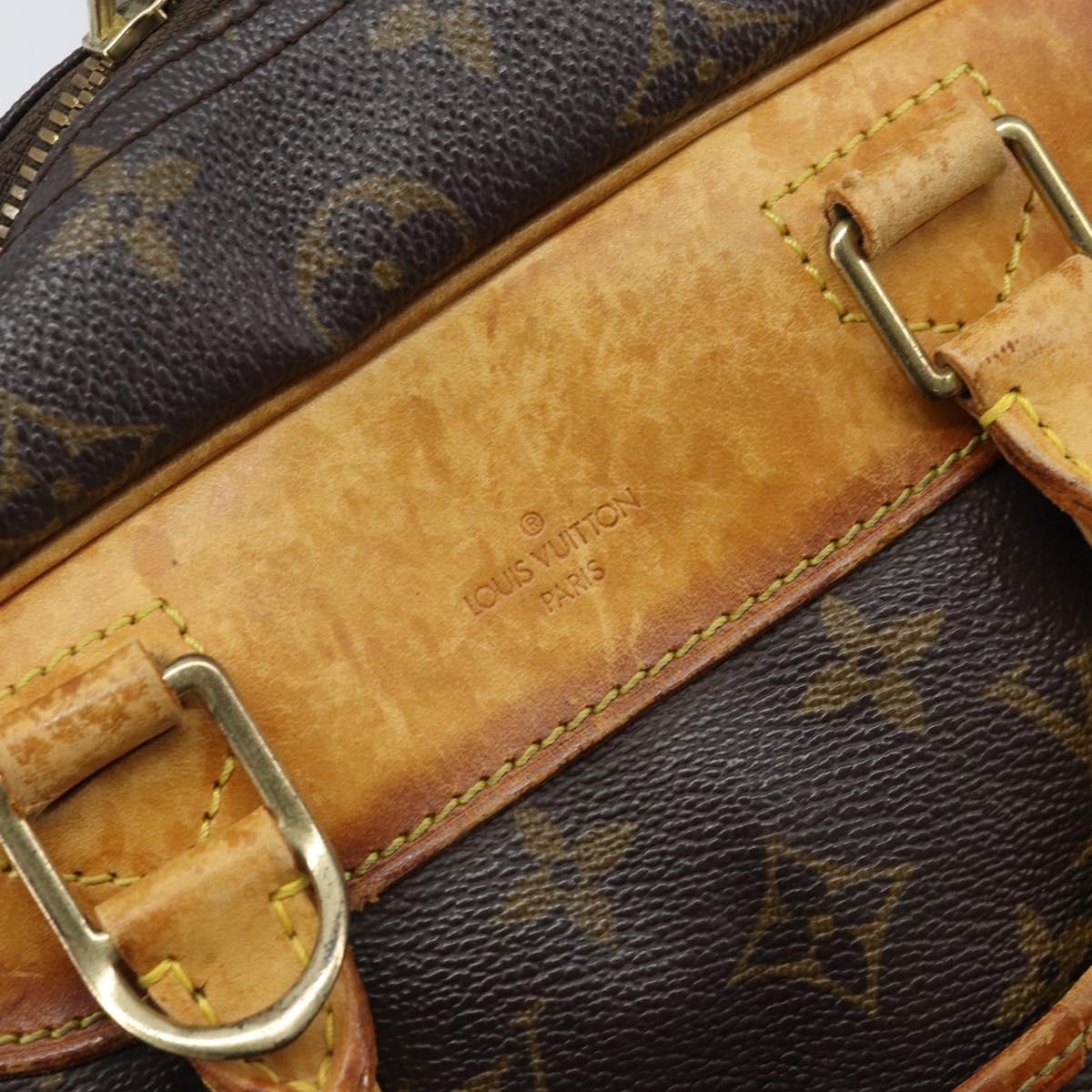 LOUIS VUITTON Monogram Deauville Hand Bag M47270 LV Auth BSZ003