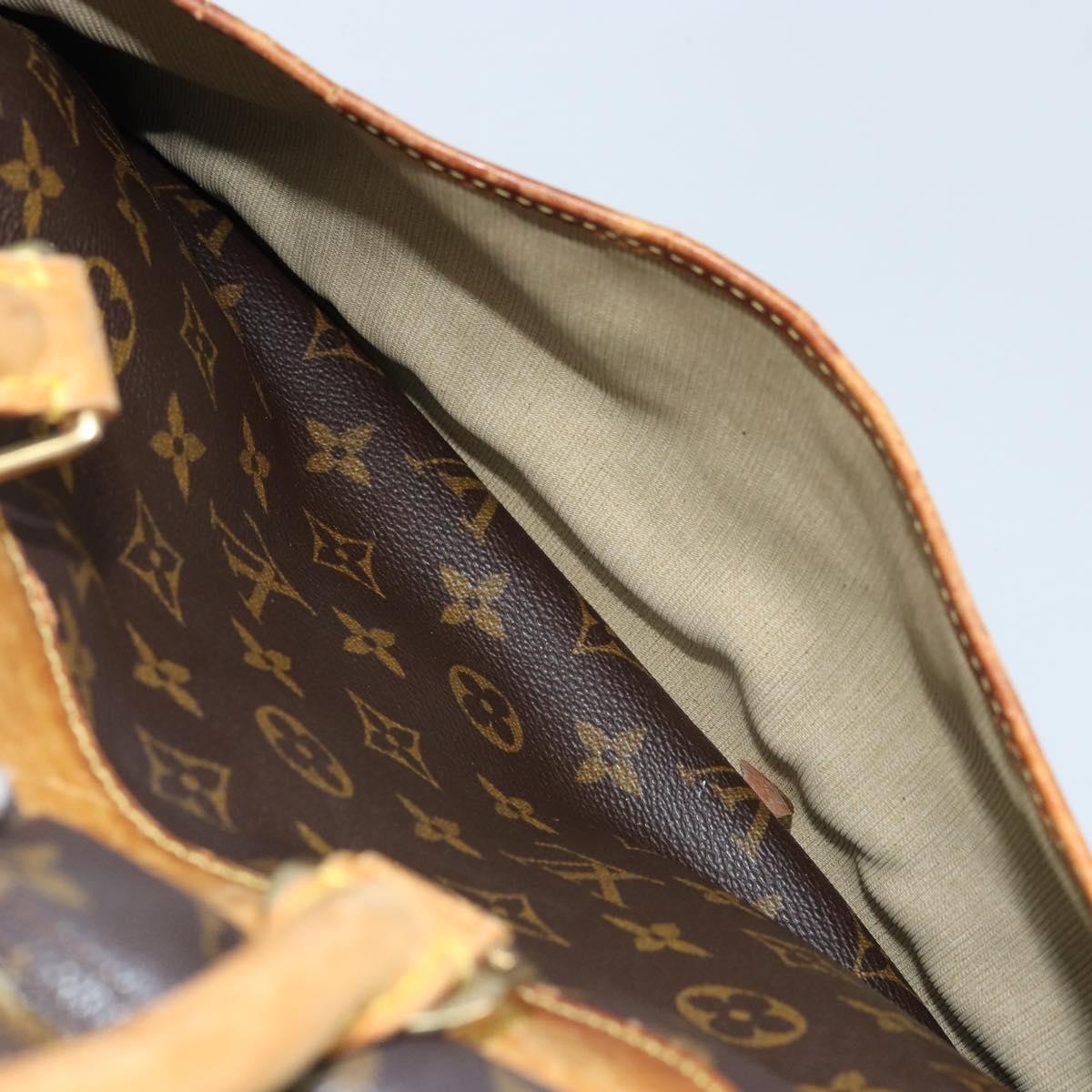 LOUIS VUITTON Monogram Deauville Hand Bag M47270 LV Auth BSZ003