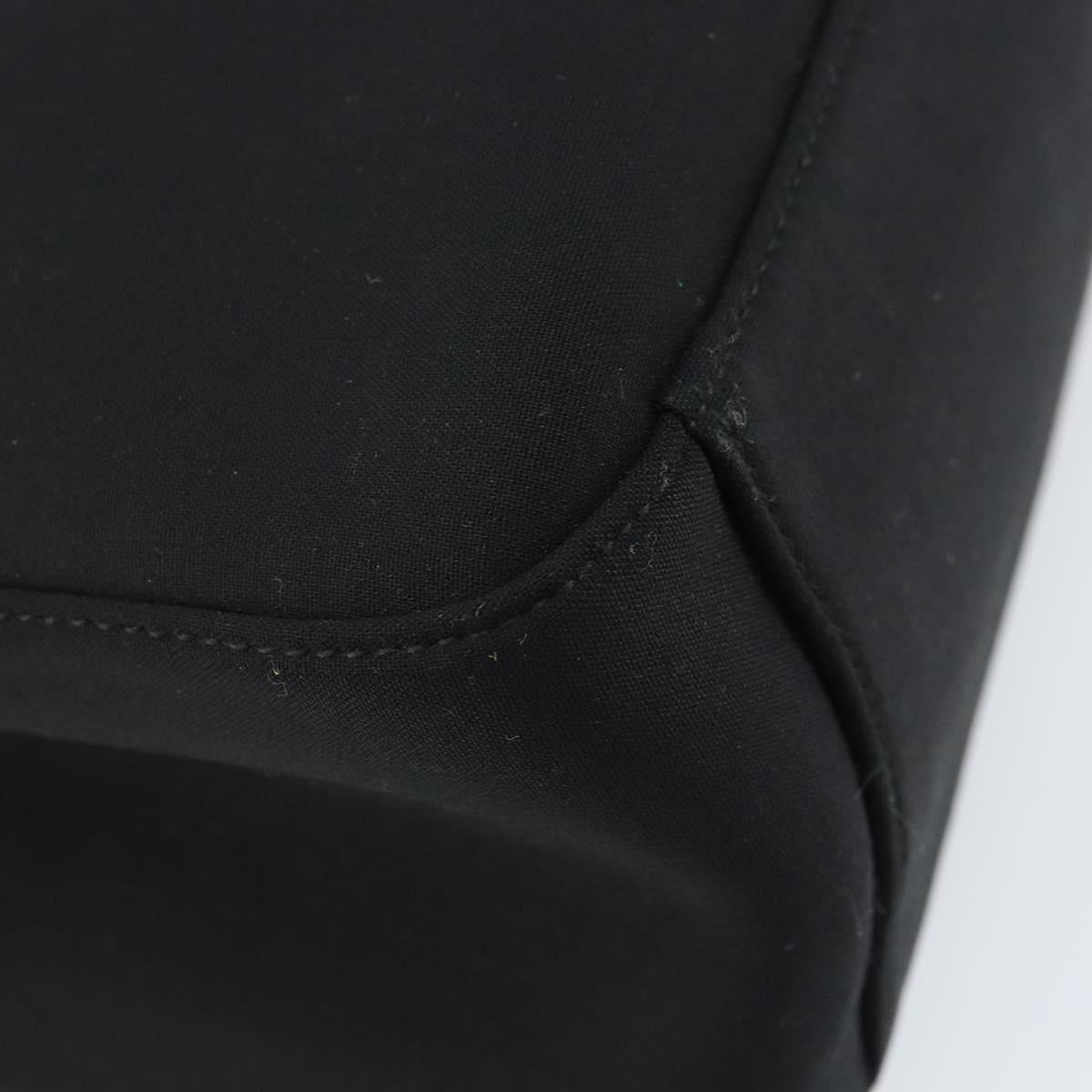 PRADA Sports Hand Bag Nylon Black Silver Auth BSZ006A