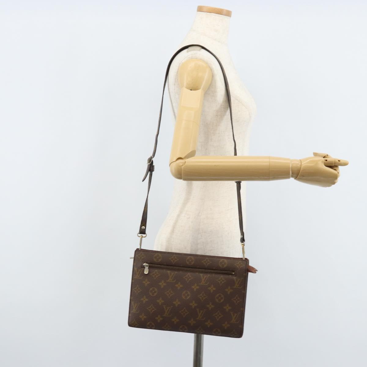 LOUIS VUITTON Monogram Angian Shoulder Bag M51205 LV Auth BSZ013