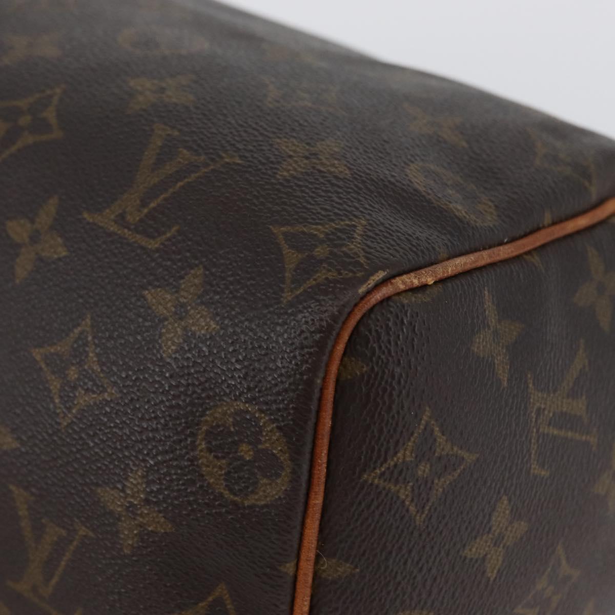 LOUIS VUITTON Monogram Speedy 25 Hand Bag M41528 LV Auth BSZ041