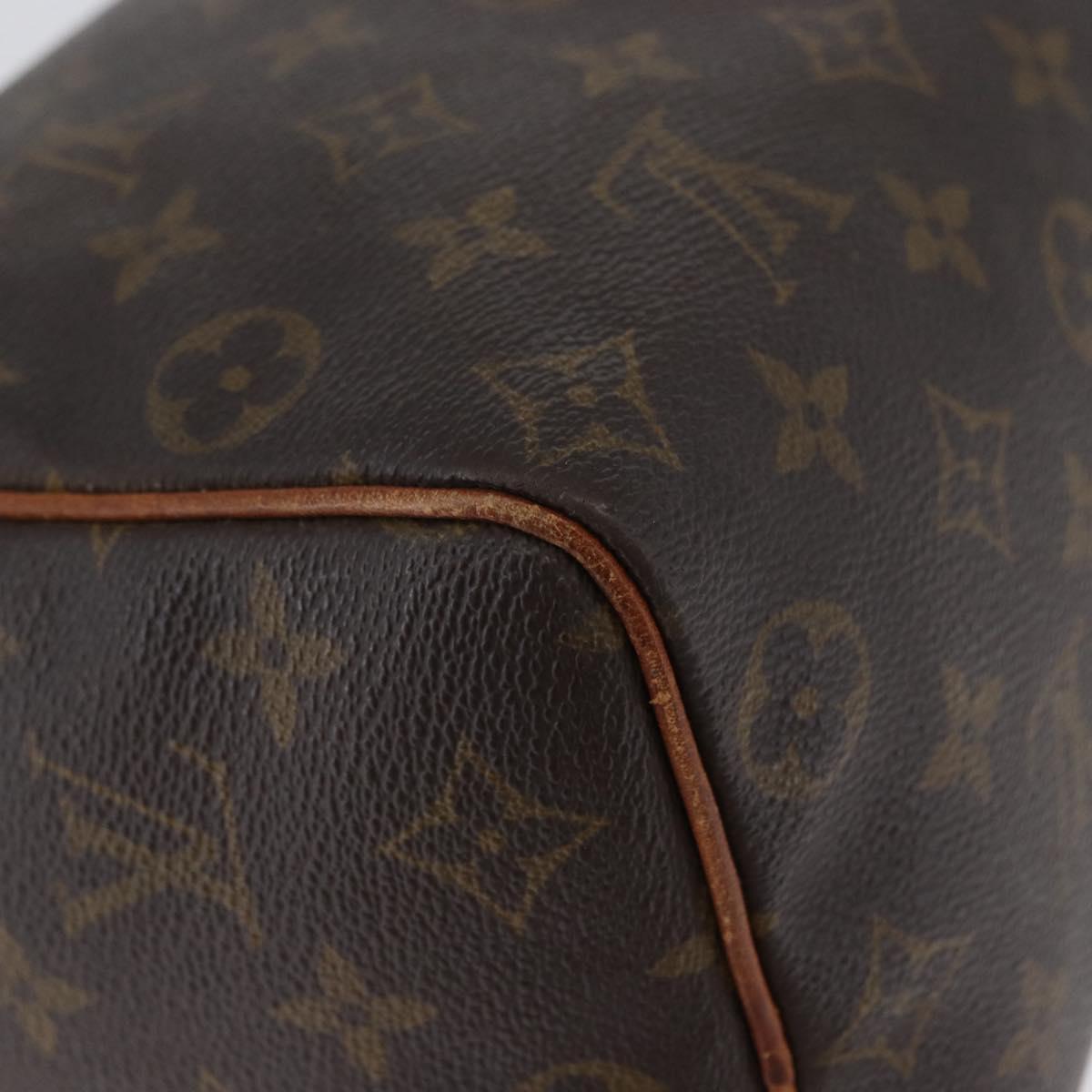 LOUIS VUITTON Monogram Speedy 25 Hand Bag M41528 LV Auth BSZ041