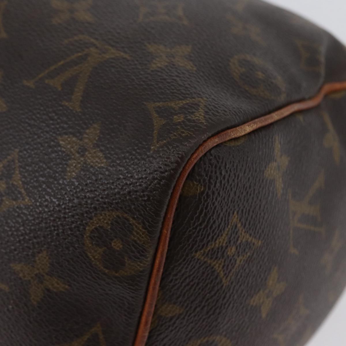 LOUIS VUITTON Monogram Speedy 25 Hand Bag M41528 LV Auth BSZ041
