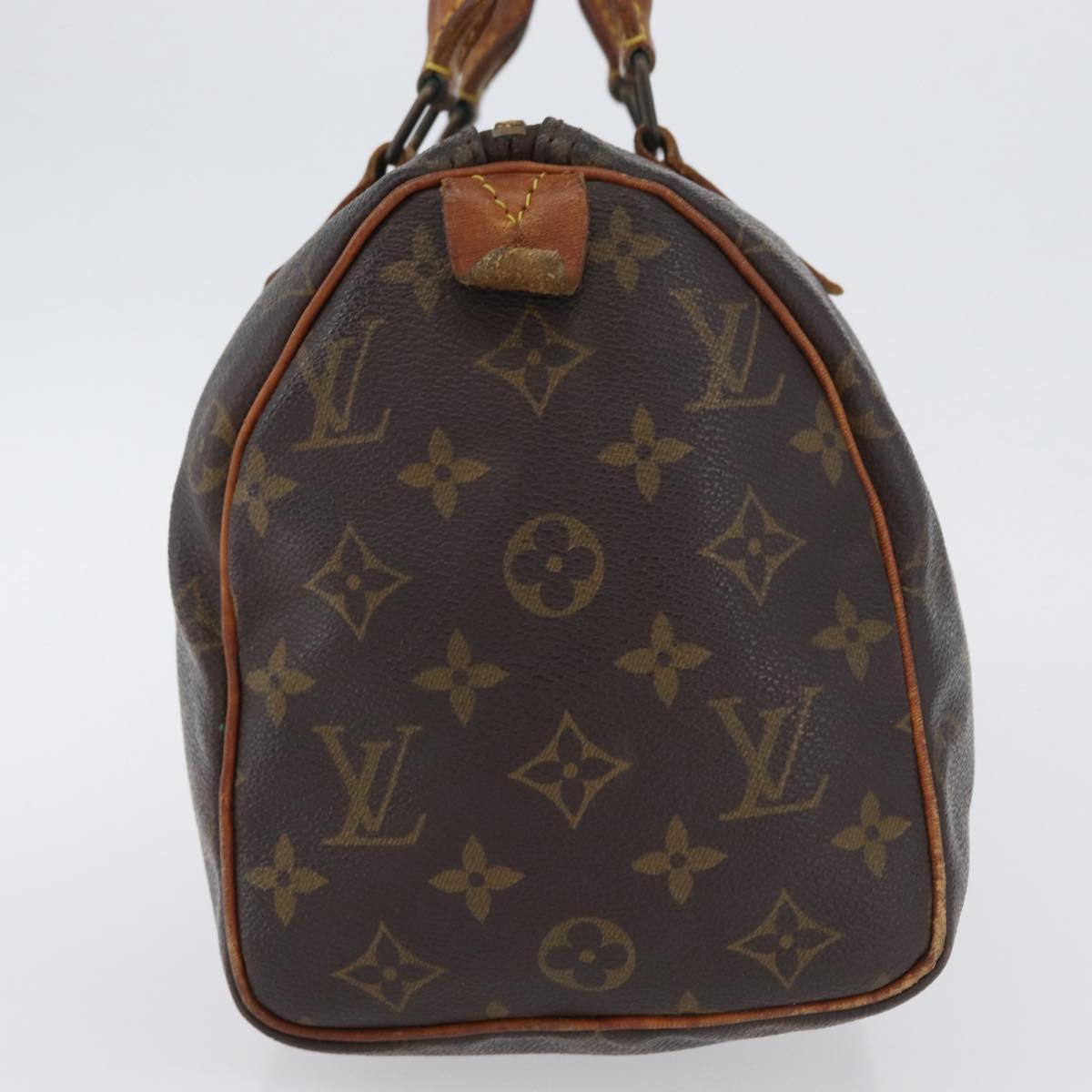 LOUIS VUITTON Monogram Speedy 25 Hand Bag M41528 LV Auth BSZ041