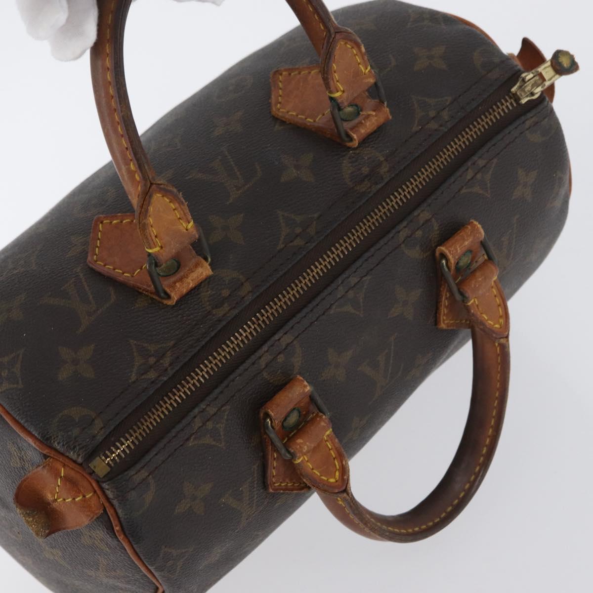 LOUIS VUITTON Monogram Speedy 25 Hand Bag M41528 LV Auth BSZ041