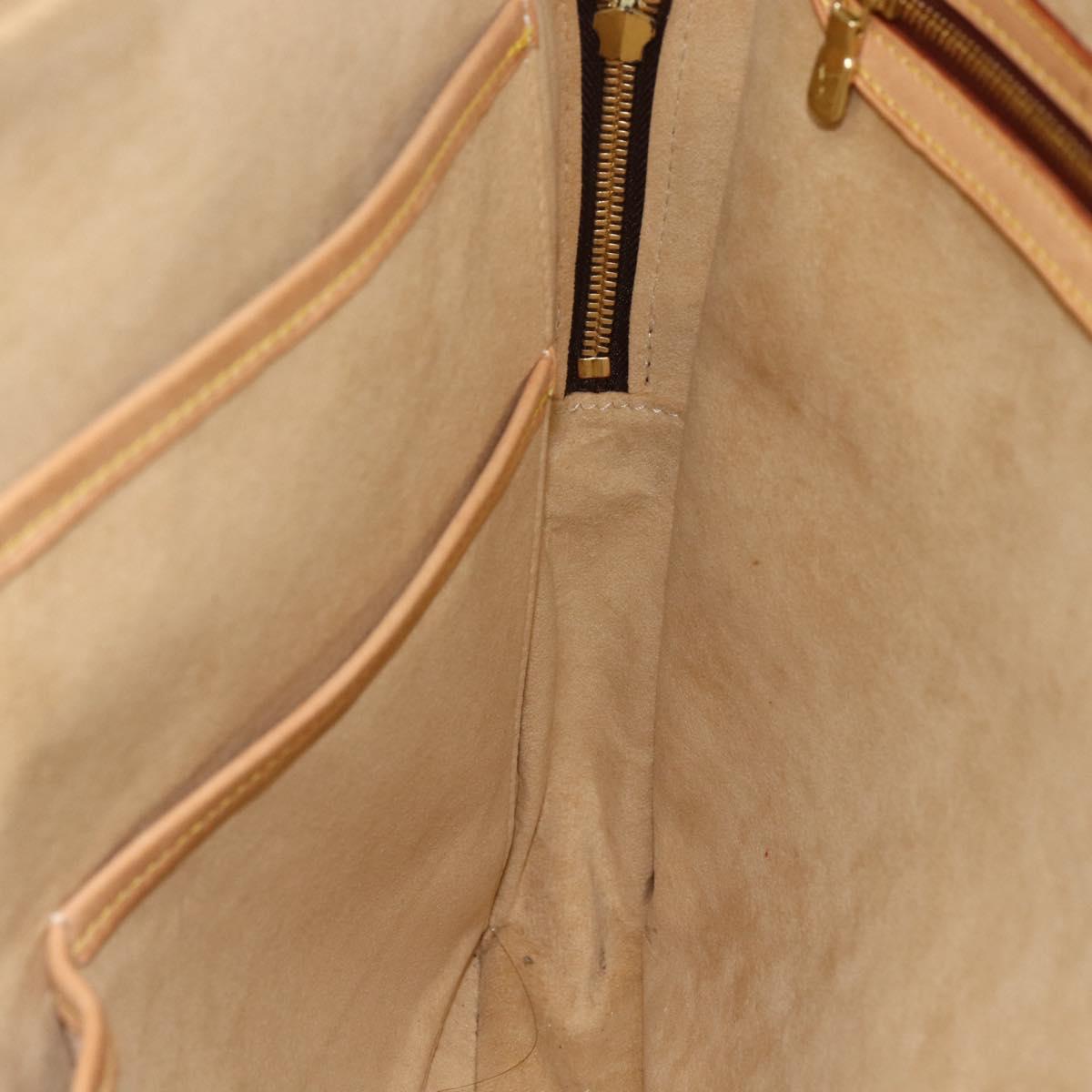 LOUIS VUITTON Porte Documents Voyage 2 Compartments Briefcase M53362 Auth BSZ043