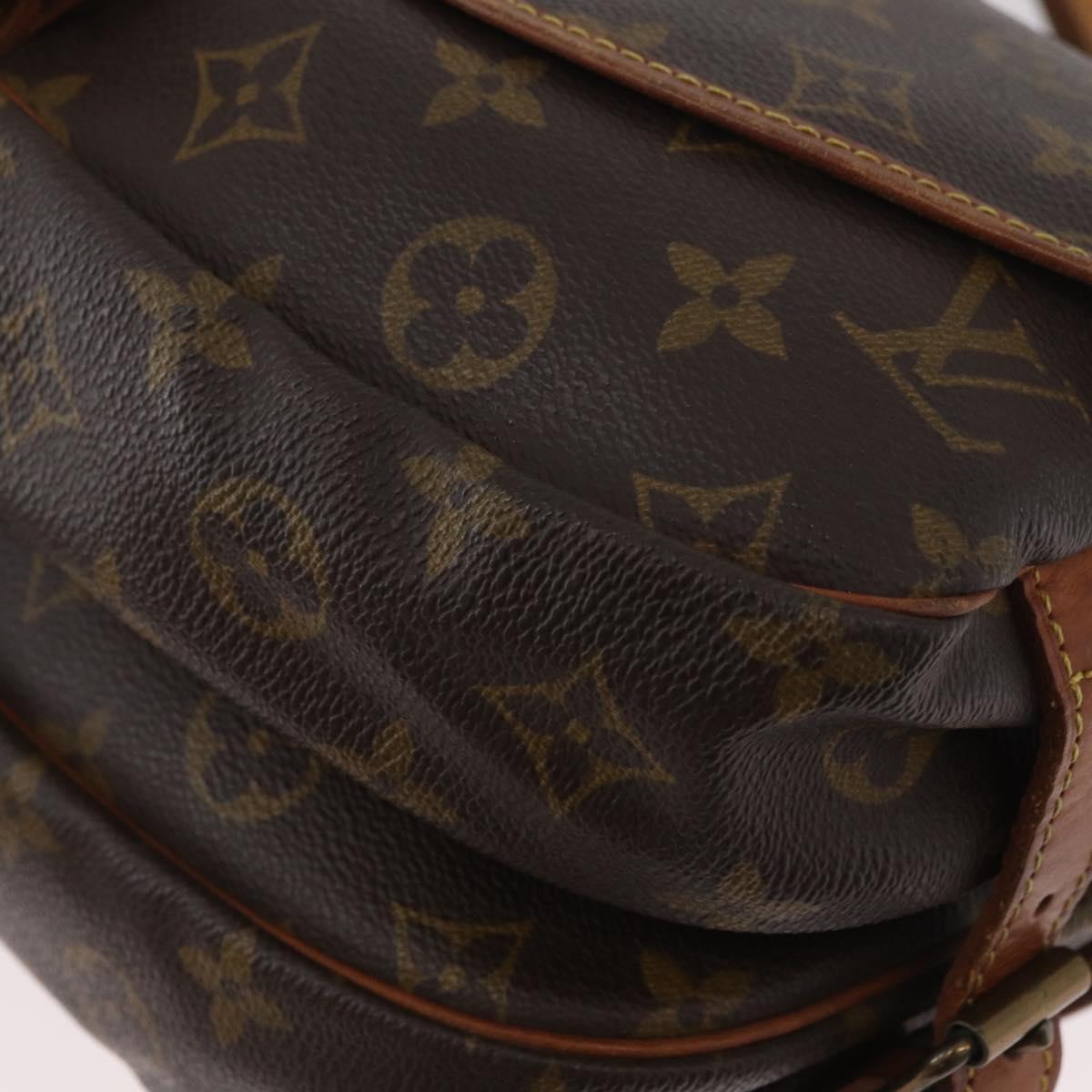 LOUIS VUITTON Monogram Saumur 30 Shoulder Bag M42256 LV Auth BSZ049