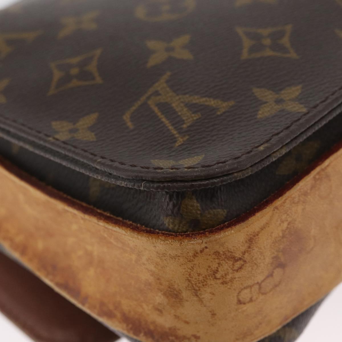 LOUIS VUITTON Monogram Cartouchiere MM Shoulder Bag M51253 LV Auth BSZ063