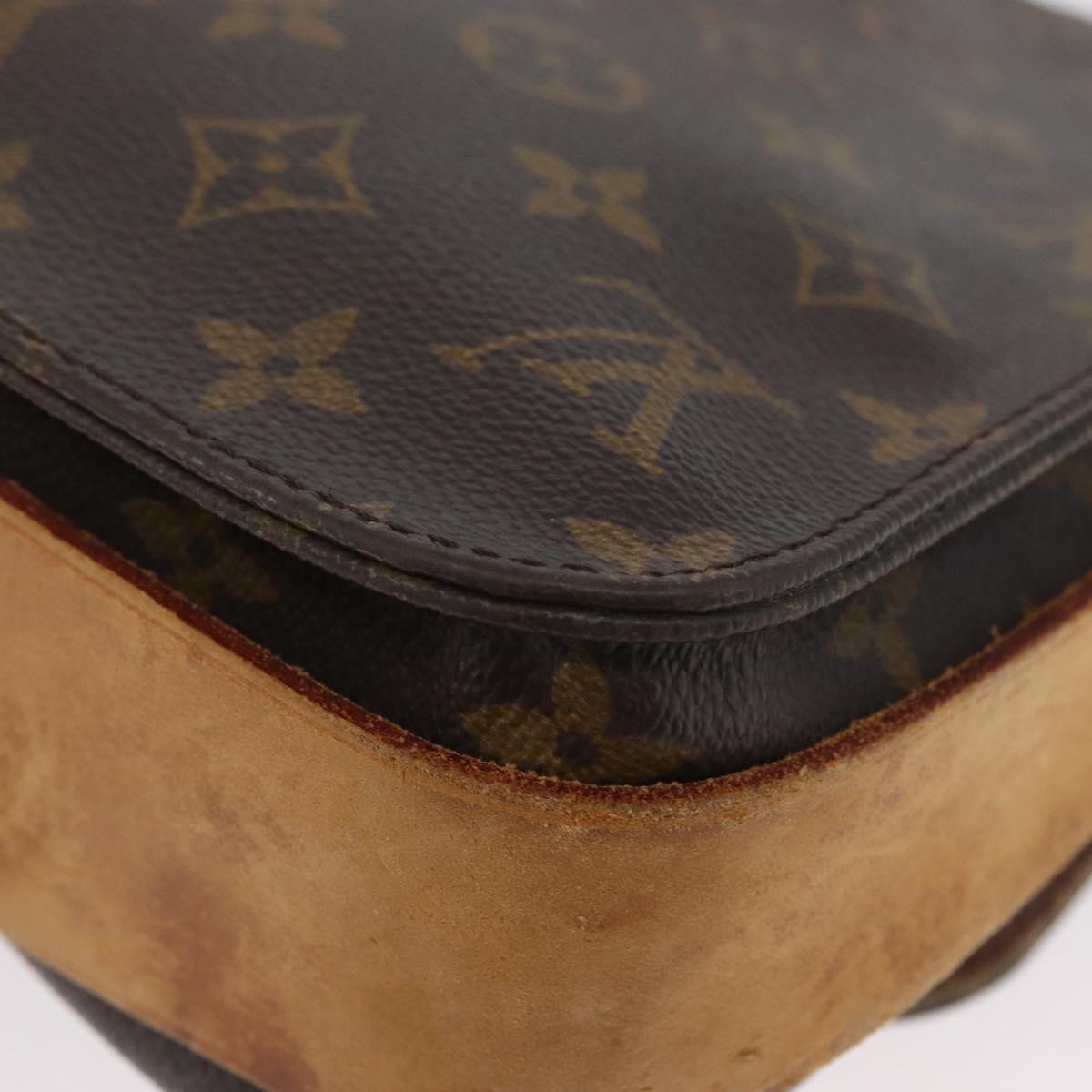 LOUIS VUITTON Monogram Cartouchiere MM Shoulder Bag M51253 LV Auth BSZ063