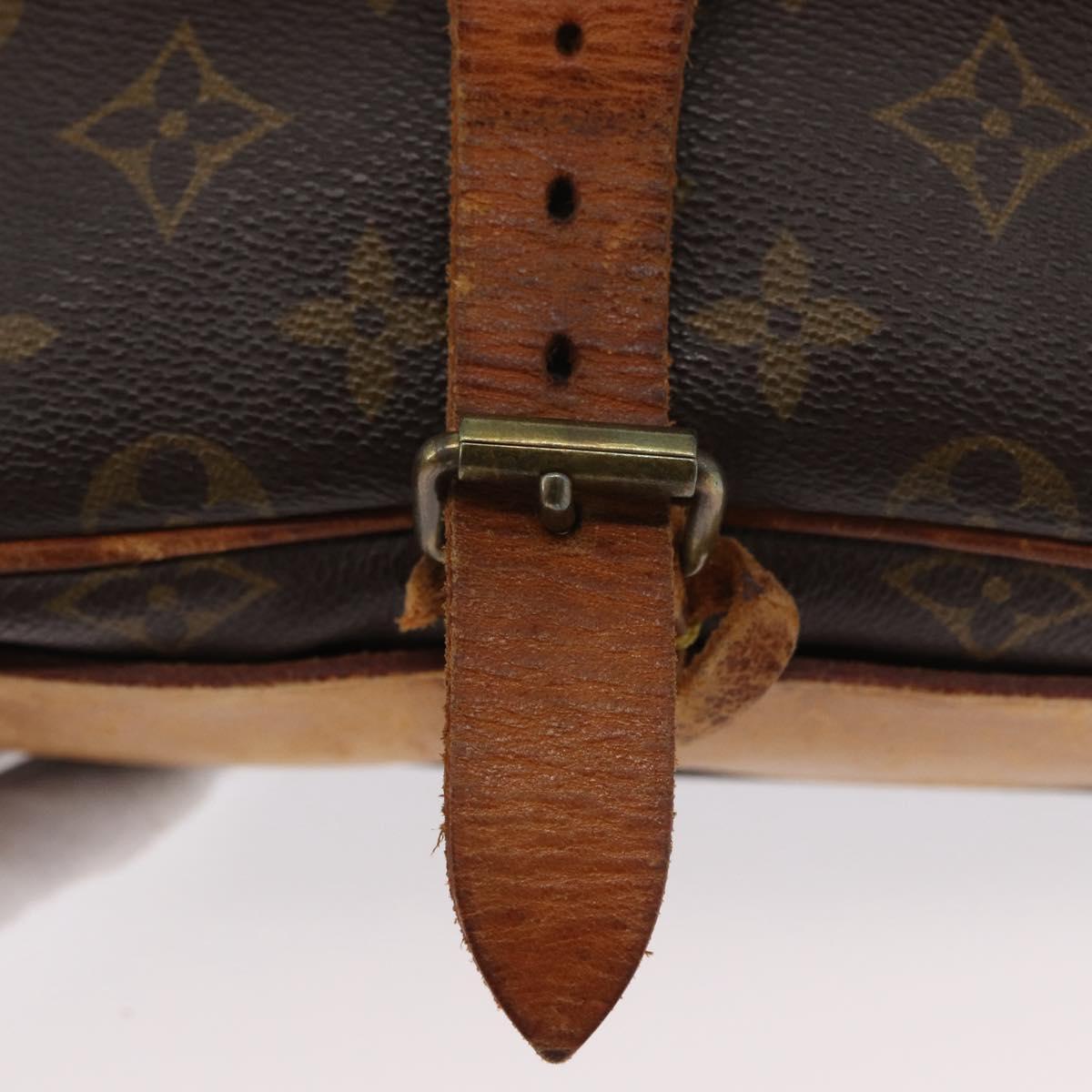 LOUIS VUITTON Monogram Cartouchiere MM Shoulder Bag M51253 LV Auth BSZ063