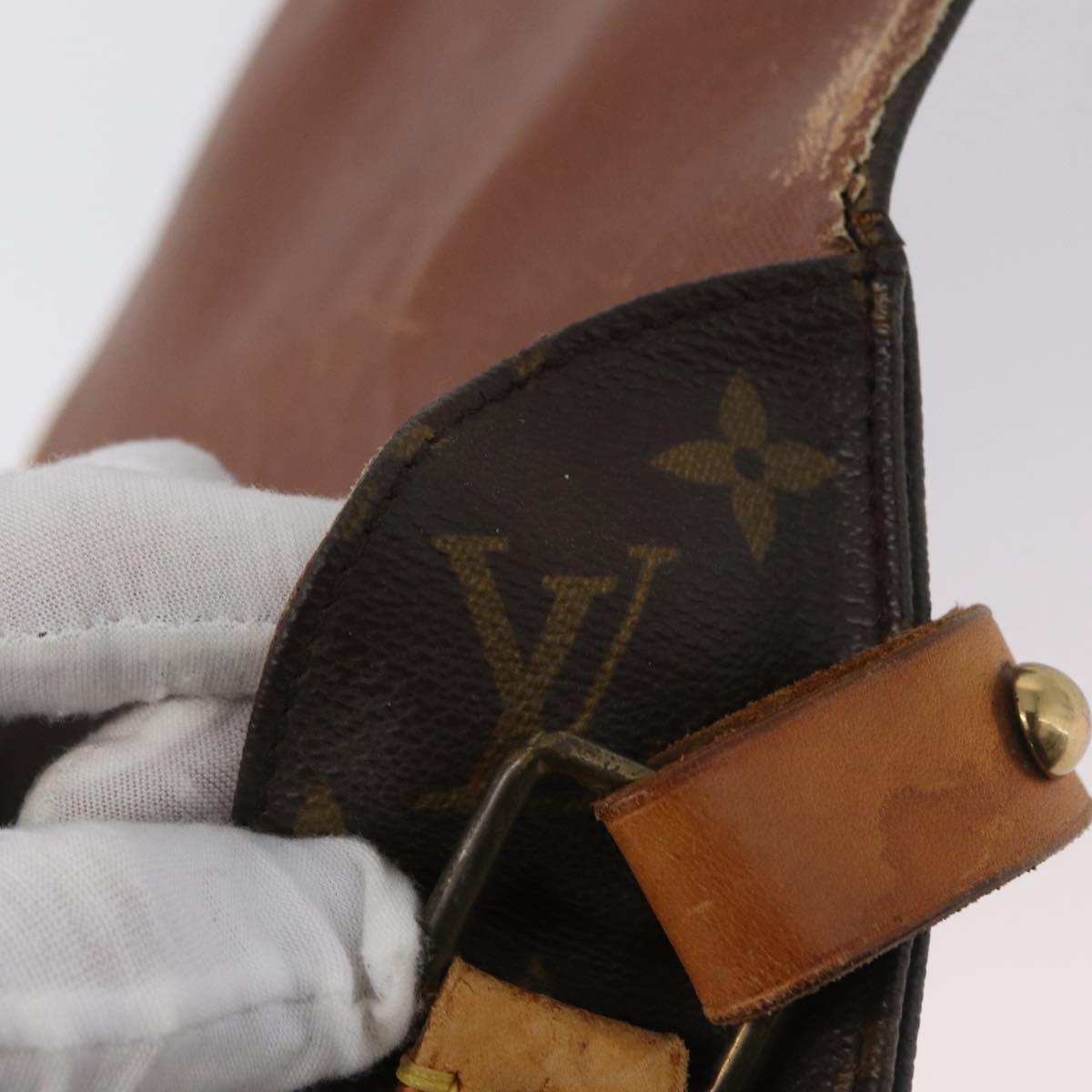 LOUIS VUITTON Monogram Cartouchiere MM Shoulder Bag M51253 LV Auth BSZ063