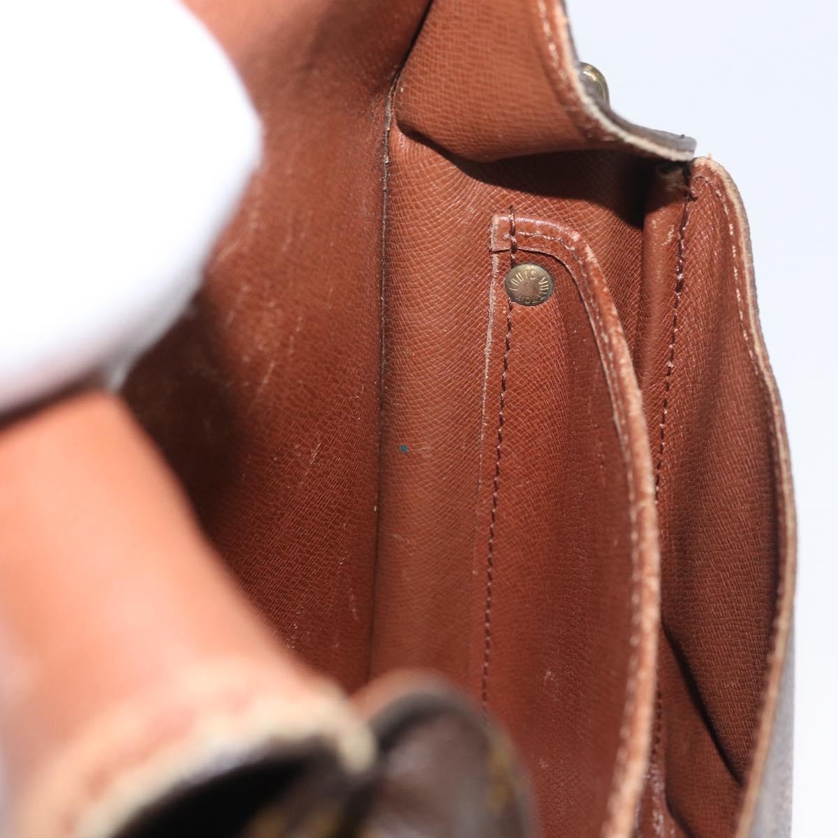 LOUIS VUITTON Monogram Cartouchiere MM Shoulder Bag M51253 LV Auth BSZ063