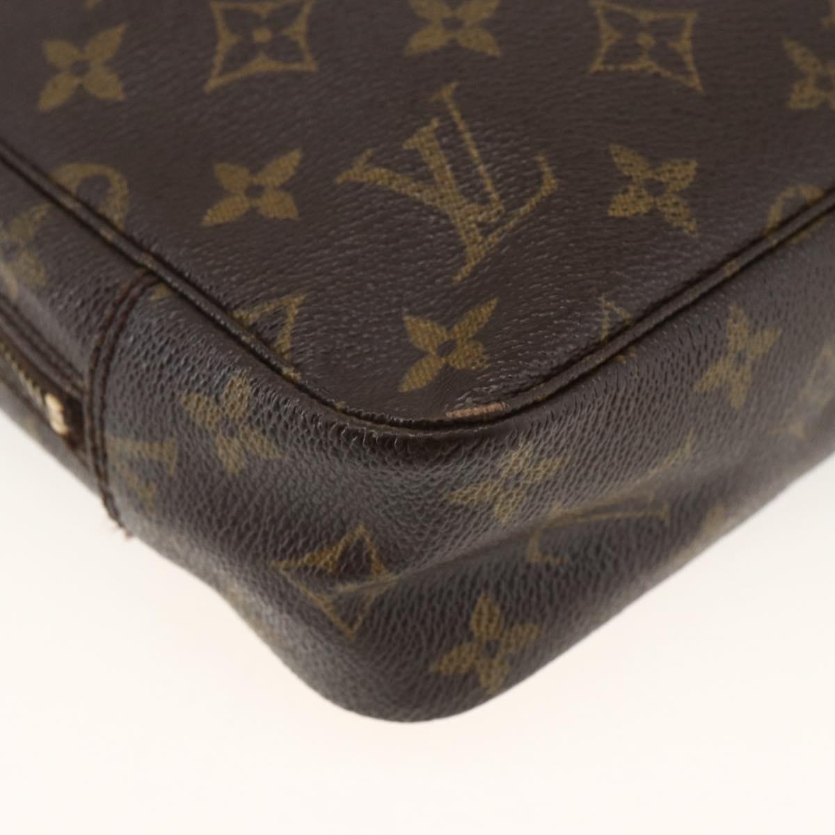 LOUIS VUITTON Monogram Trousse Toilette 23 Clutch Bag M47524 LV Auth BSZ064
