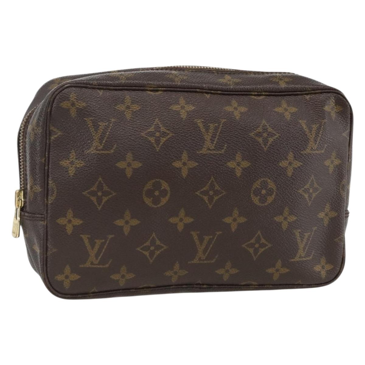 LOUIS VUITTON Monogram Trousse Toilette 23 Clutch Bag M47524 LV Auth BSZ064