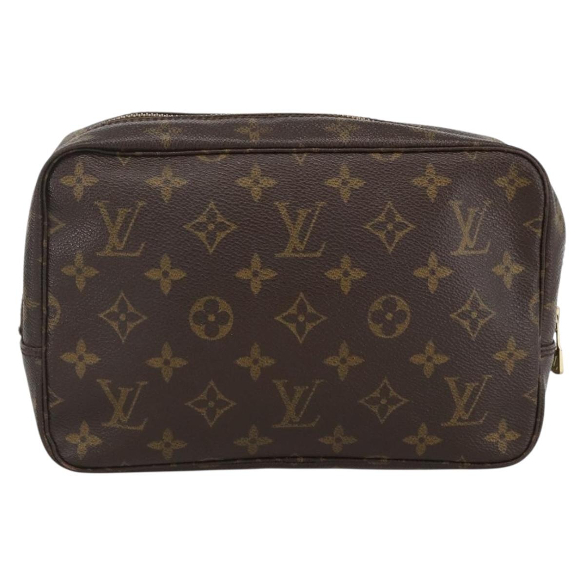 LOUIS VUITTON Monogram Trousse Toilette 23 Clutch Bag M47524 LV Auth BSZ064
