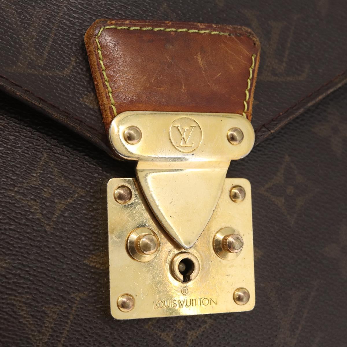 LOUIS VUITTON Monogram Serviette Conseiller Briefcase M53331 LV Auth BSZ073