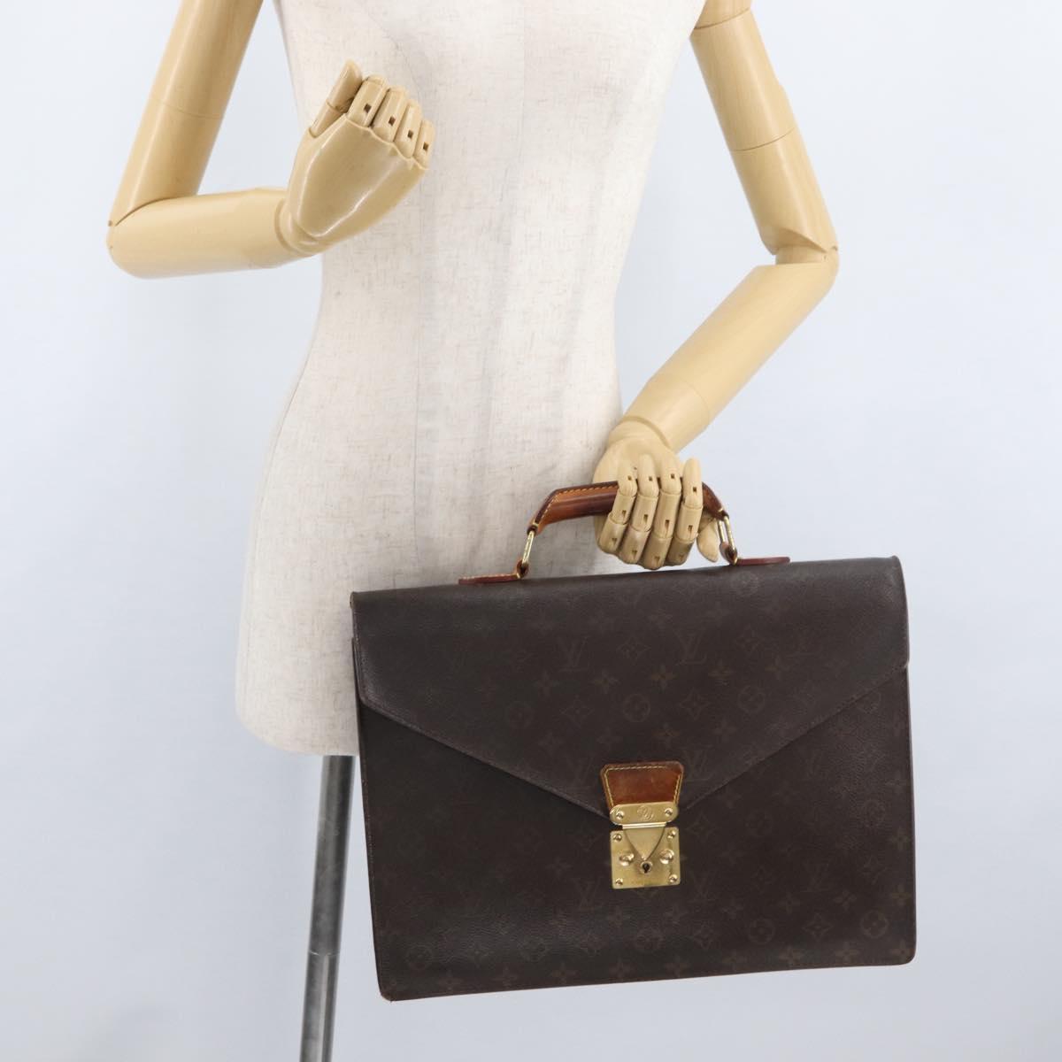 LOUIS VUITTON Monogram Serviette Conseiller Briefcase M53331 LV Auth BSZ073