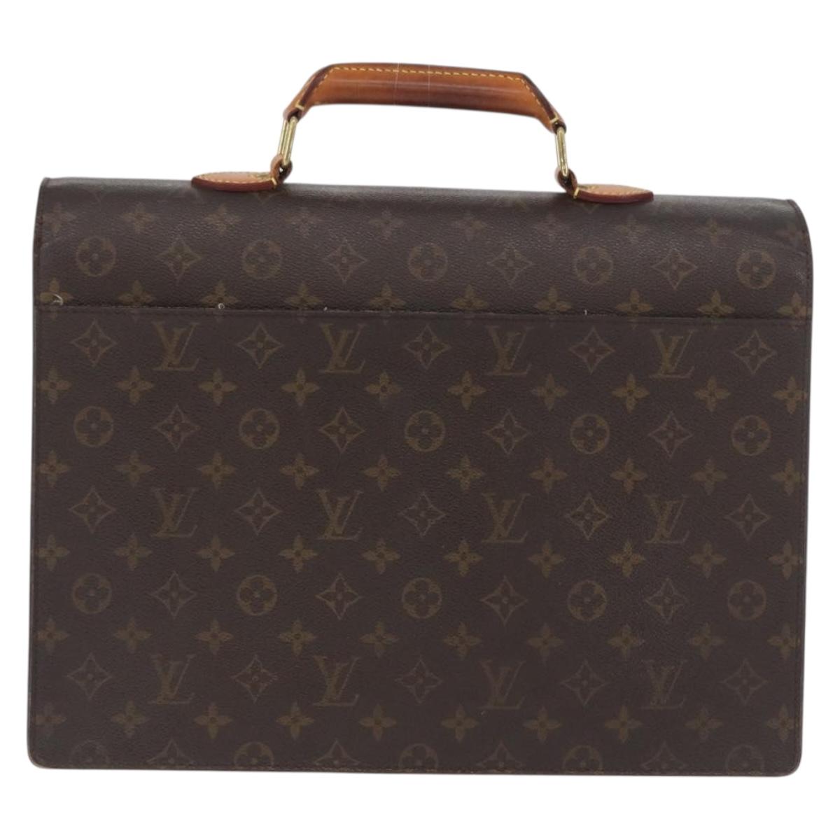 LOUIS VUITTON Monogram Serviette Conseiller Briefcase M53331 LV Auth BSZ073
