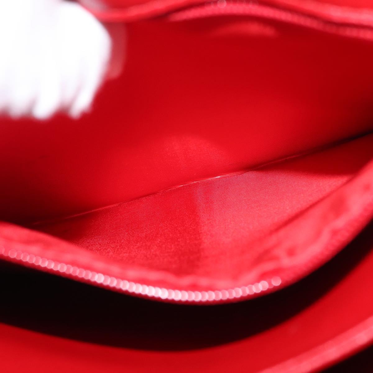 LOUIS VUITTON Opera line Delph Shoulder Bag Red M63937 LV Auth BSZ075