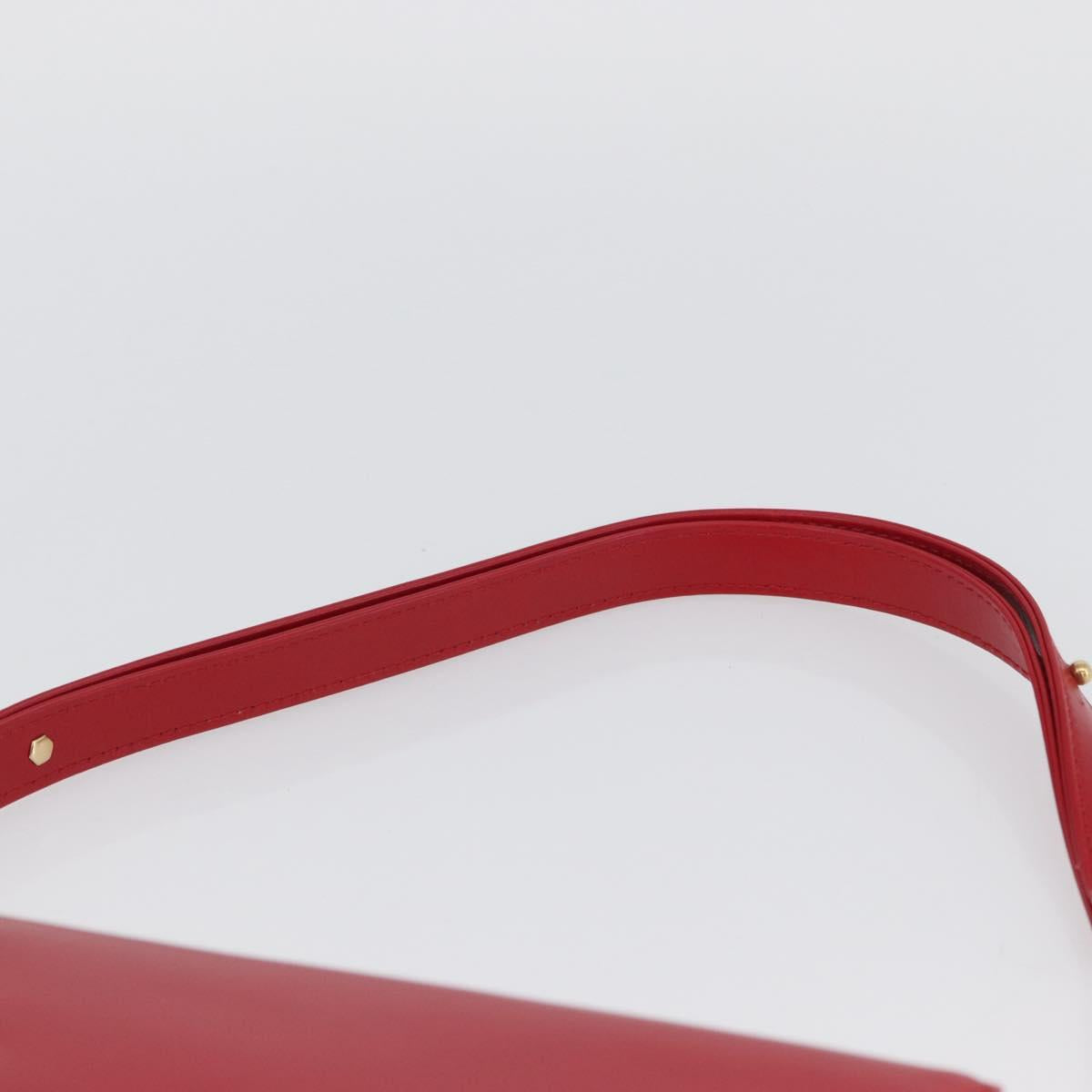 LOUIS VUITTON Opera line Delph Shoulder Bag Red M63937 LV Auth BSZ075