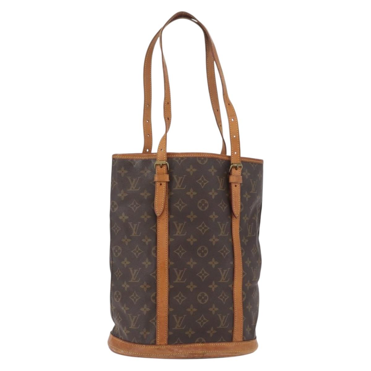 LOUIS VUITTON Monogram Bucket GM Shoulder Bag M42236 LV Auth BSZ084