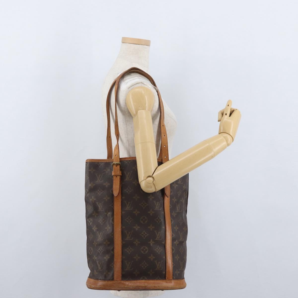 LOUIS VUITTON Monogram Bucket GM Shoulder Bag M42236 LV Auth BSZ084
