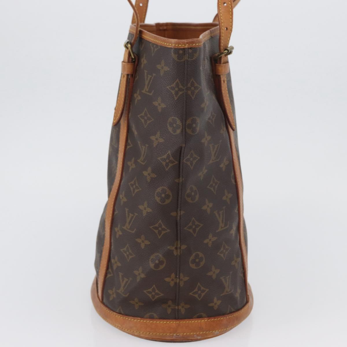 LOUIS VUITTON Monogram Bucket GM Shoulder Bag M42236 LV Auth BSZ084