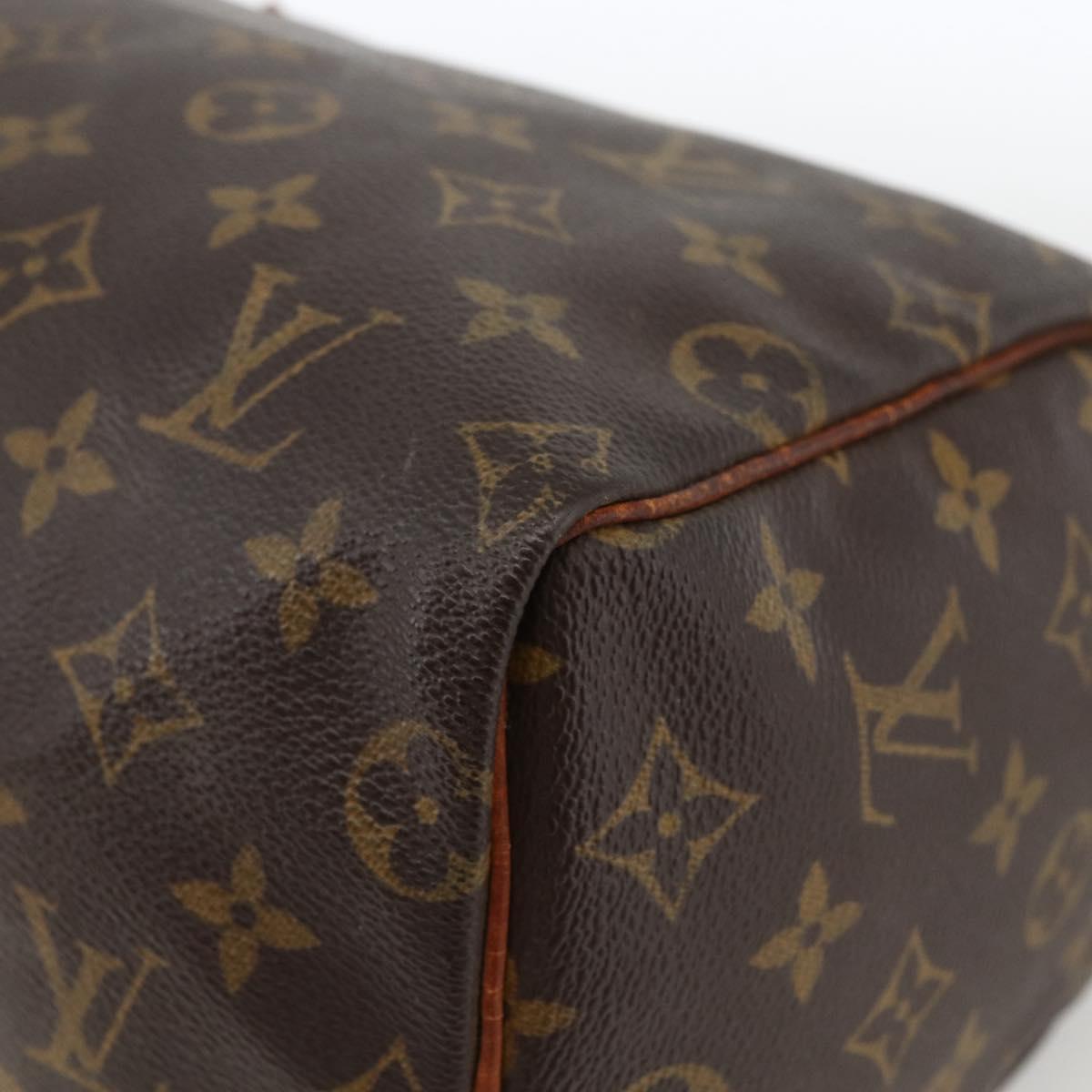 LOUIS VUITTON Monogram Speedy 25 Hand Bag M41528 LV Auth BSZ085