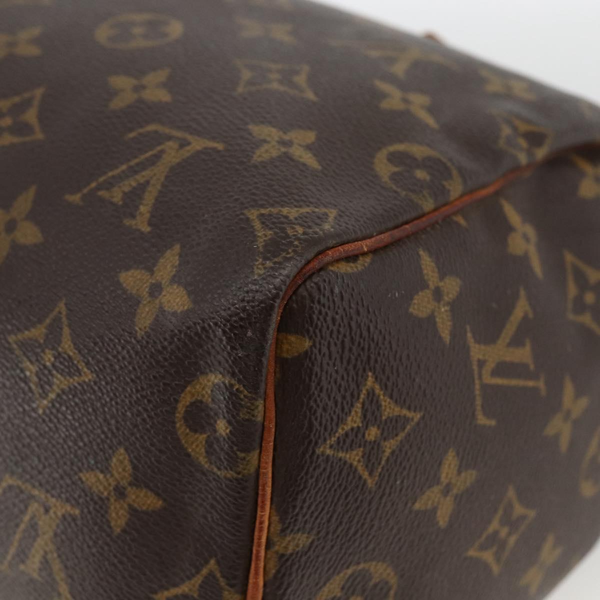 LOUIS VUITTON Monogram Speedy 25 Hand Bag M41528 LV Auth BSZ085