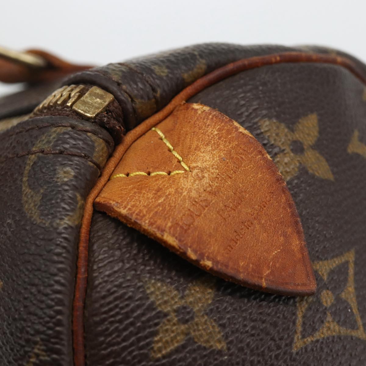 LOUIS VUITTON Monogram Speedy 25 Hand Bag M41528 LV Auth BSZ085