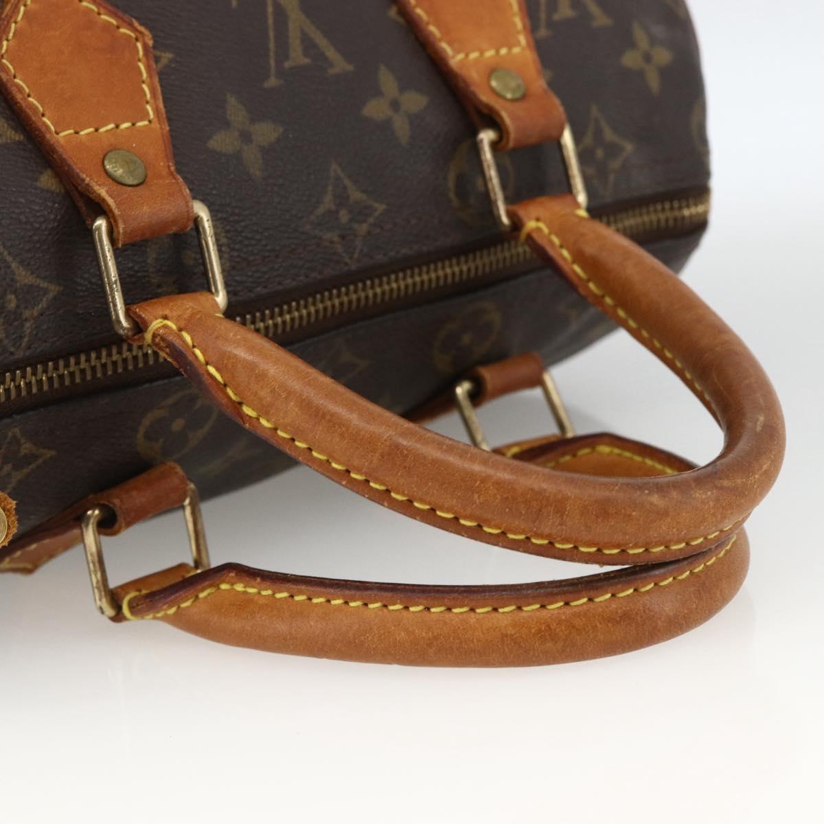 LOUIS VUITTON Monogram Speedy 25 Hand Bag M41528 LV Auth BSZ085