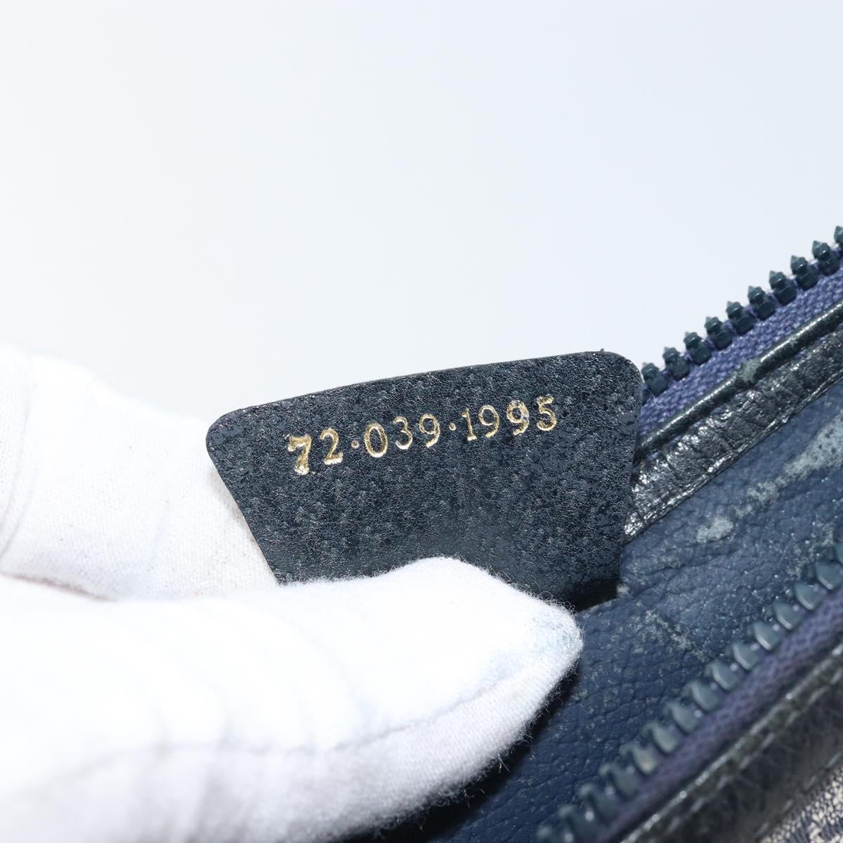 GUCCI GG Supreme Clutch Bag PVC Navy Auth BSZ101