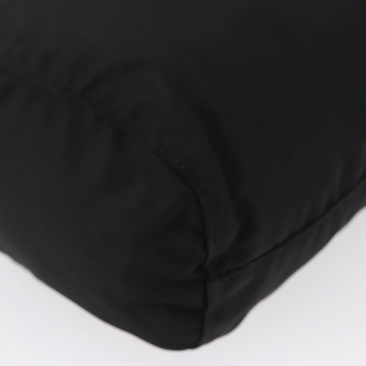 PRADA Drawstring Pouch Nylon Black Auth BSZ108