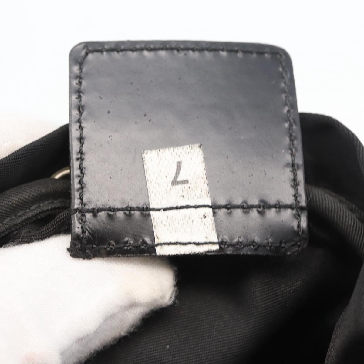 PRADA Drawstring Pouch Nylon Black Auth BSZ108