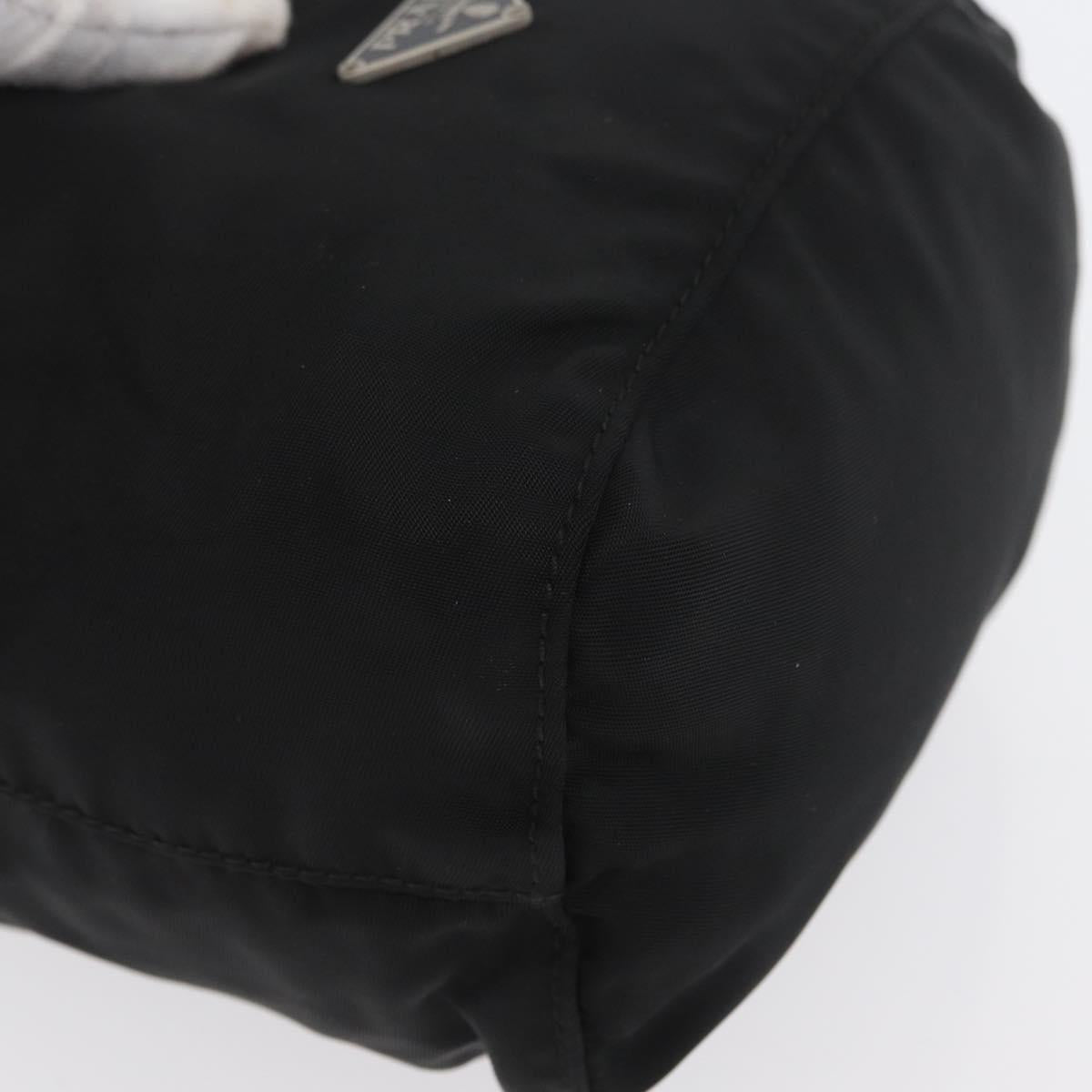 PRADA Drawstring Pouch Nylon Black Auth BSZ108