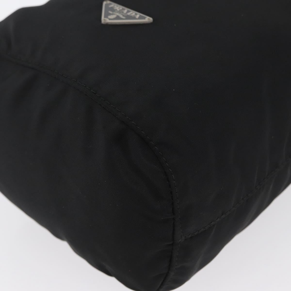 PRADA Drawstring Pouch Nylon Black Auth BSZ108