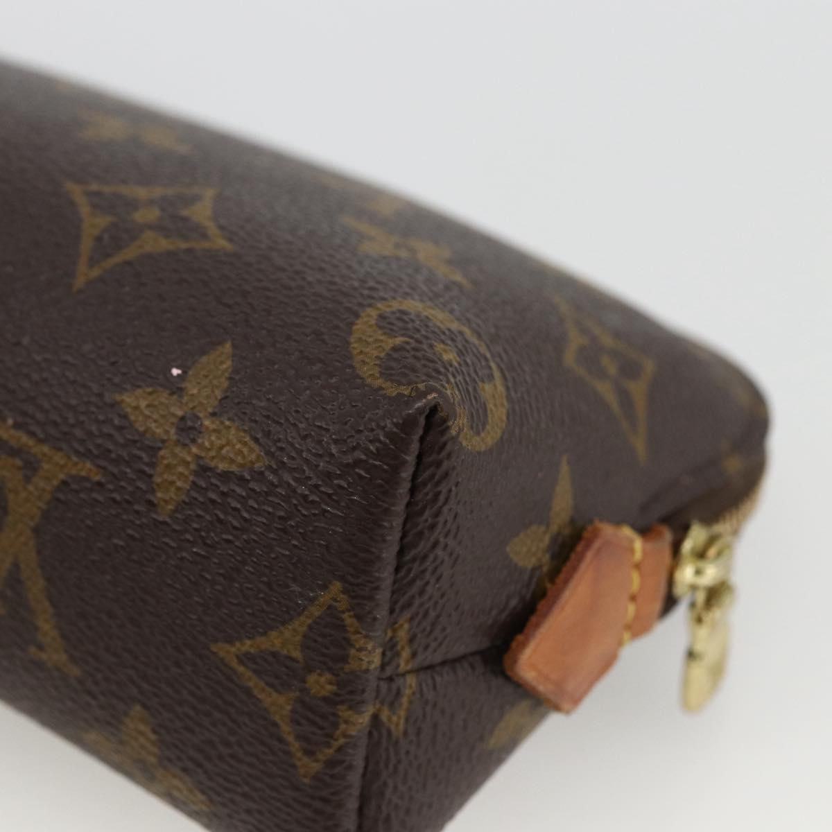 LOUIS VUITTON Monogram Pochette Cosmetic PM Pouch M43998 LV Auth BSZ109