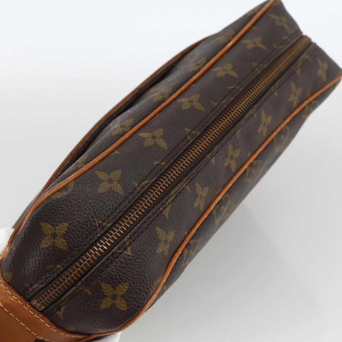 LOUIS VUITTON Monogram Compiegne 28 Clutch Bag M51845 LV Auth BSZ110A