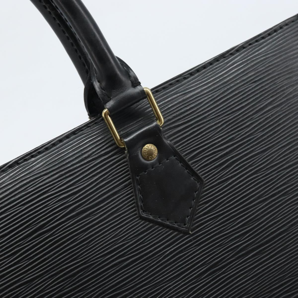 LOUIS VUITTON Epi Sac Plat Hand Bag Black M59082 LV Auth BSZ115